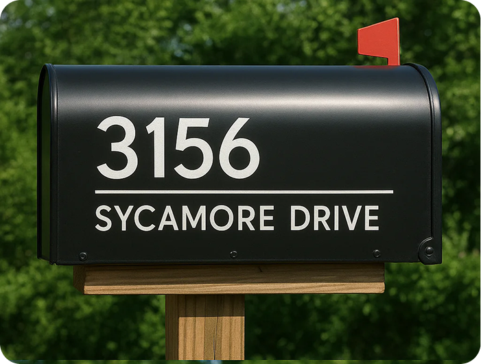 Vinyl Decal Letters & Numbers