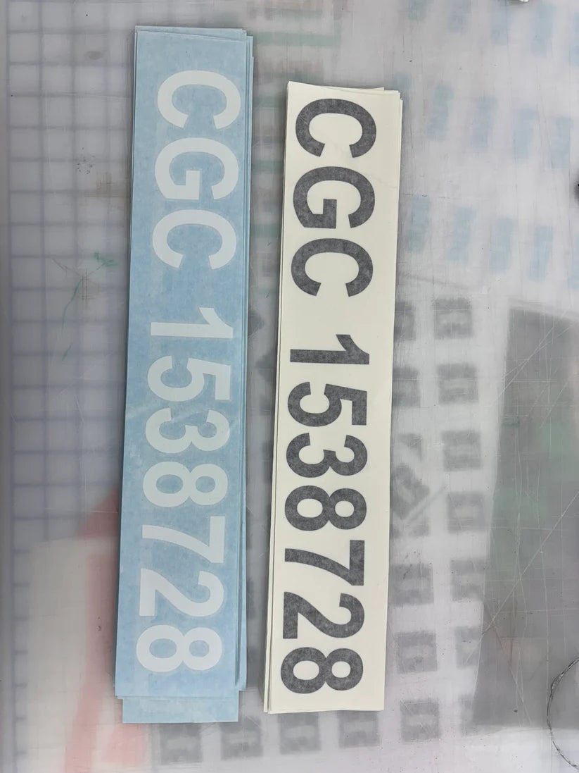 Vinyl Decal Letters & Numbers